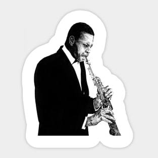 John Coltrane Sticker